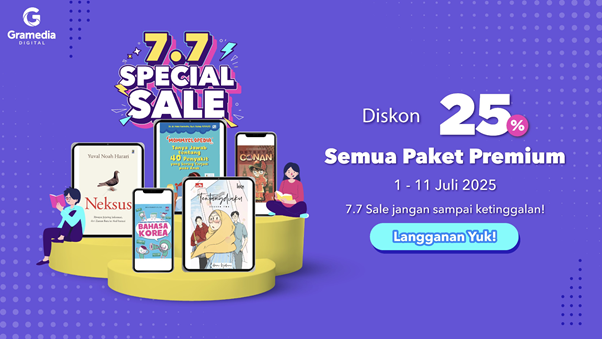 Promo Gramedia Digital Premium | Sumber: X